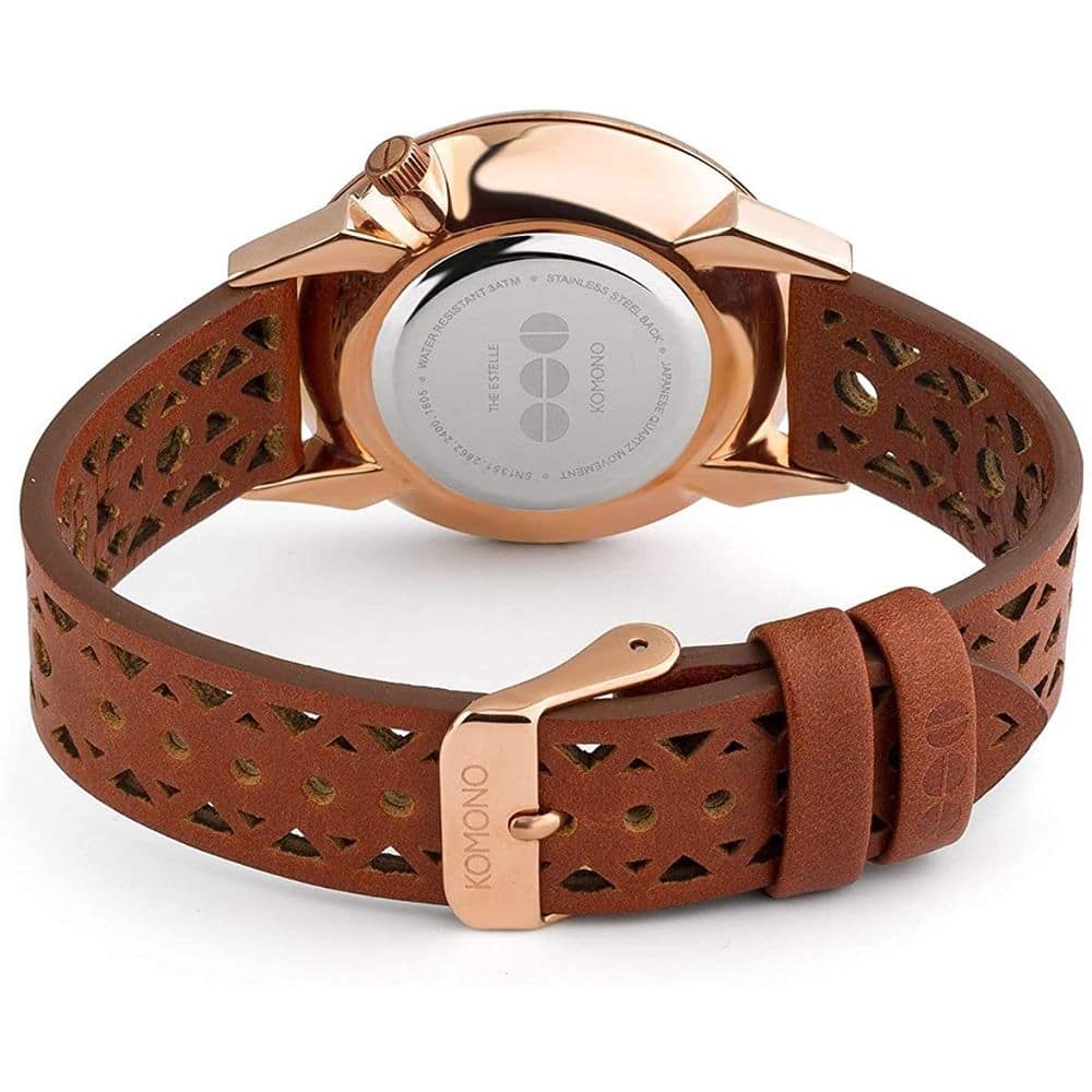 Komono Brown Leather Dress Watch - Image 2