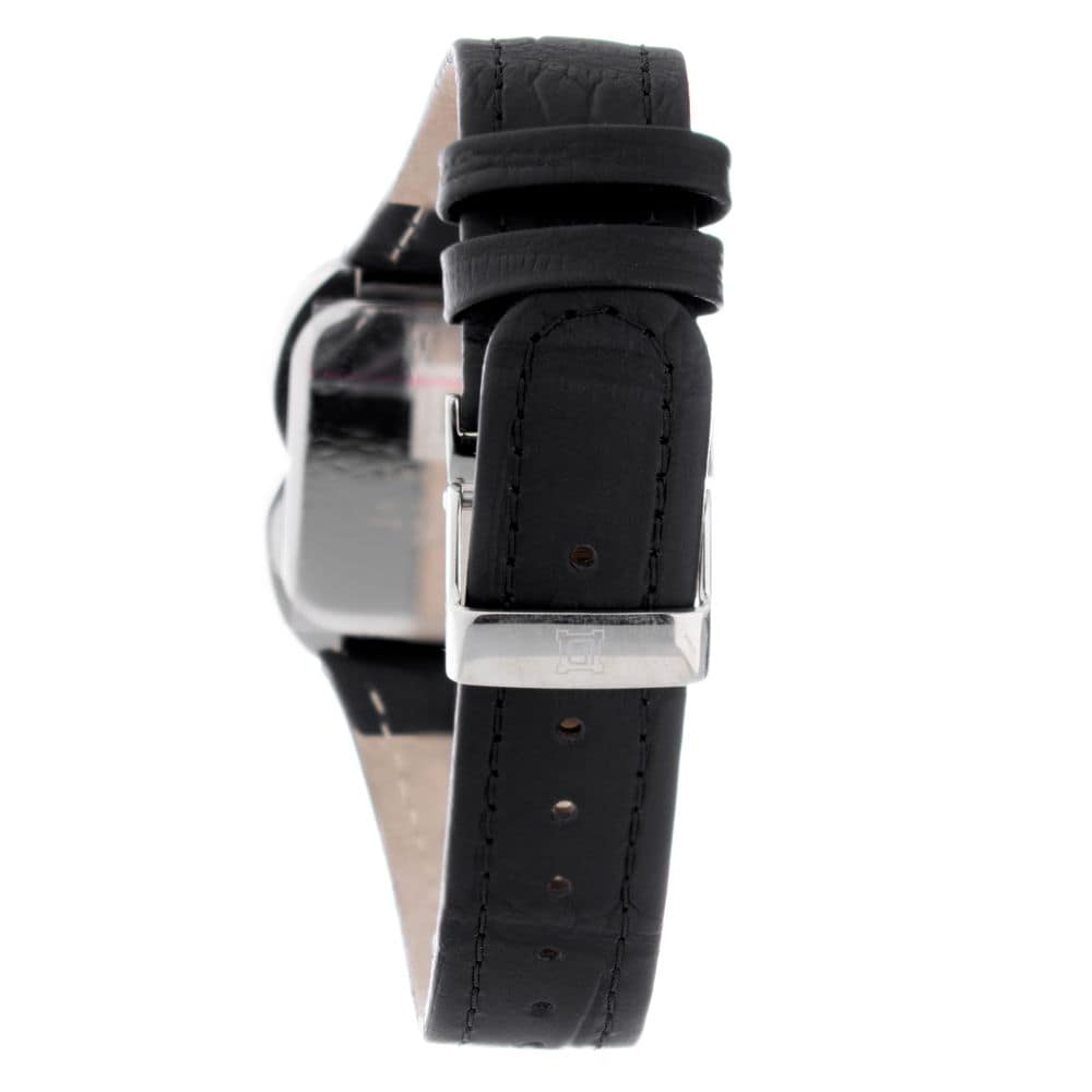 Laura Biagiotti Black Leather Dress Watch - Image 2