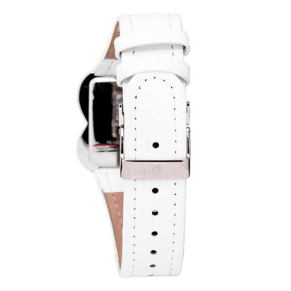 Laura Biagiotti White Leather Dress Watch - Image 2