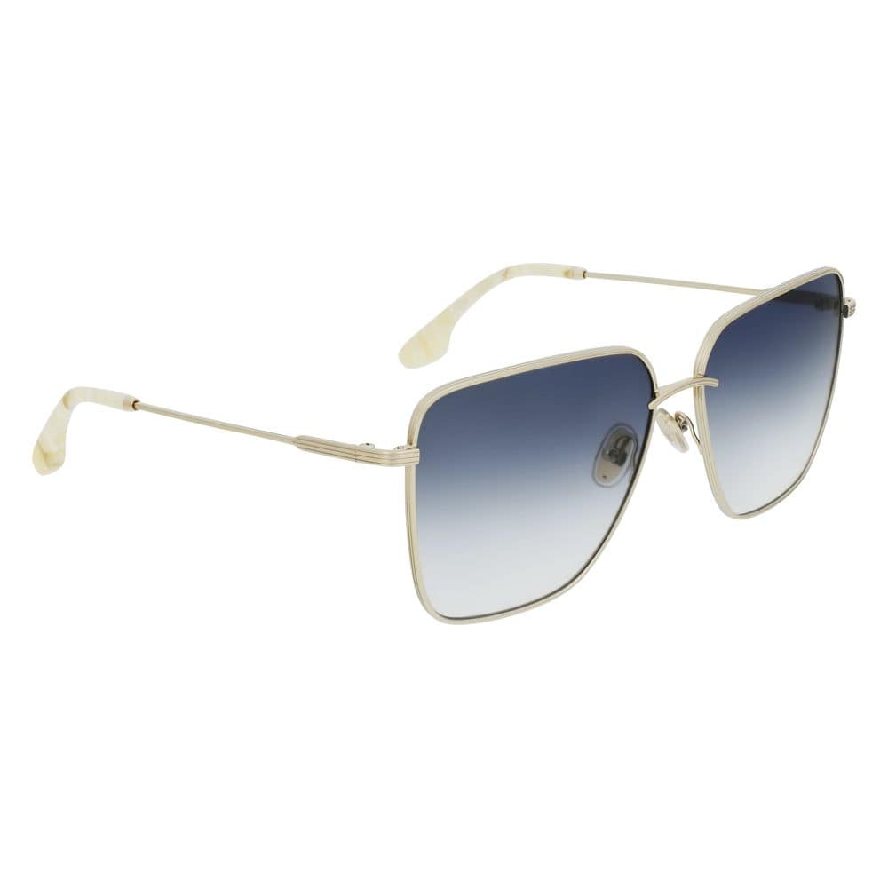 Victoria Beckham Gold Metal Sunglasses - Image 3