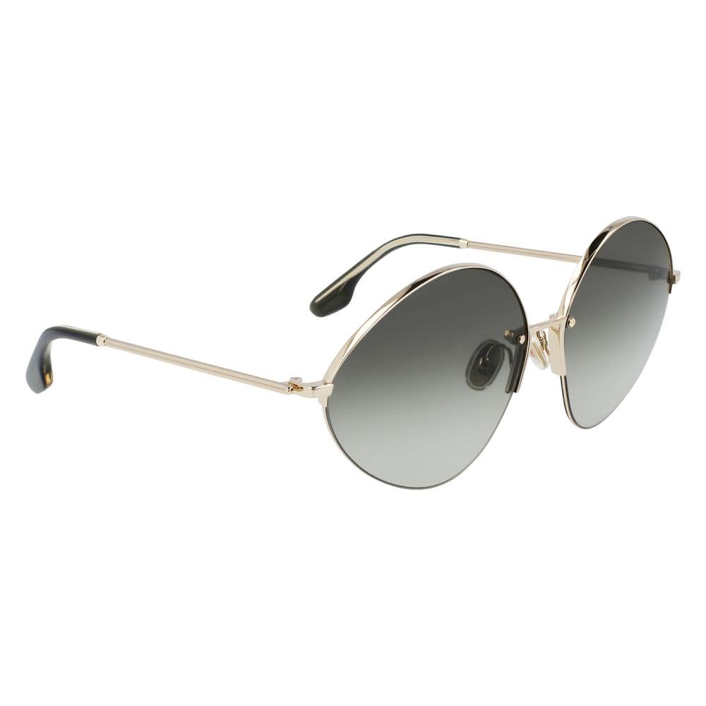 Victoria Beckham Gold Metal Sunglasses - Image 3