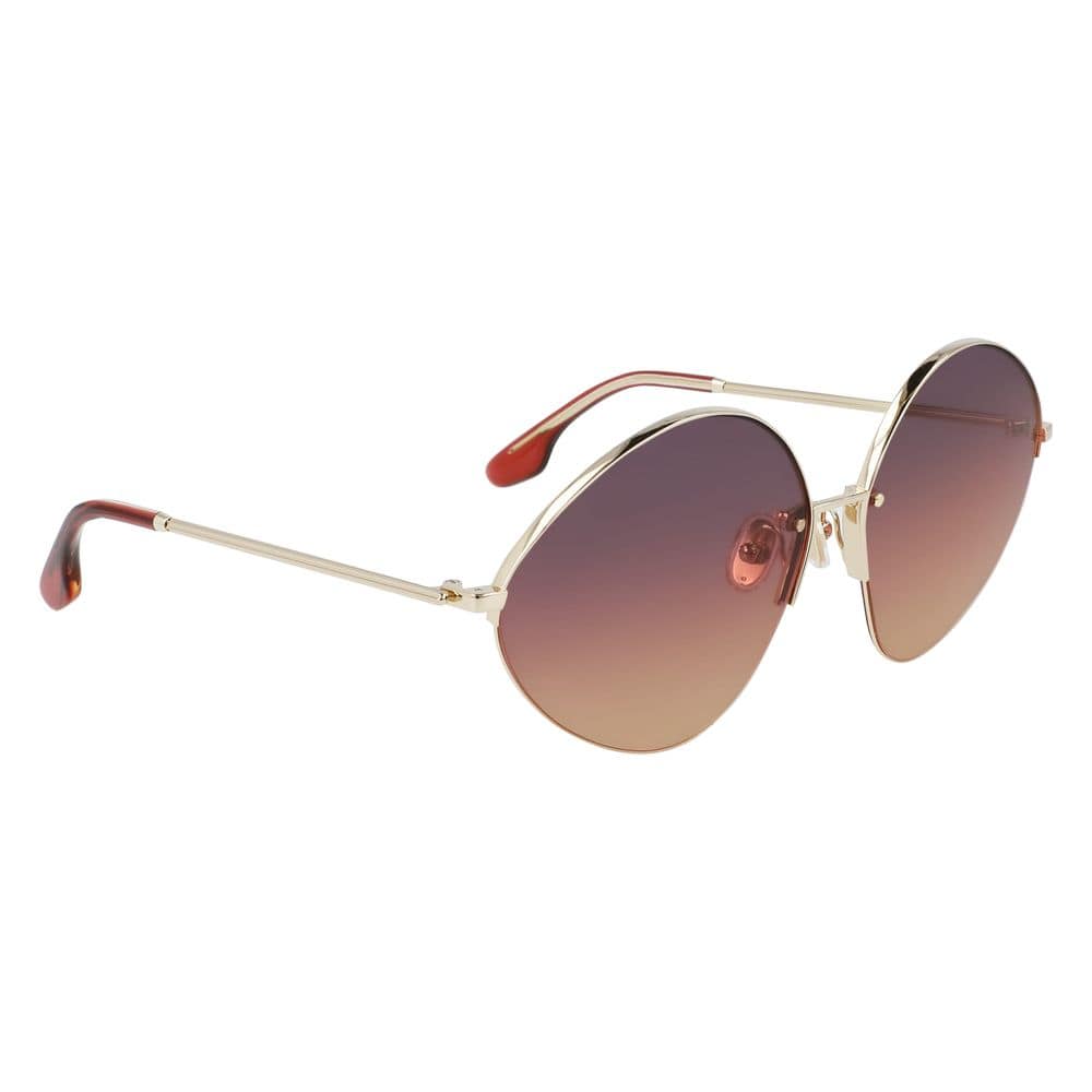 Victoria Beckham Gold Metal Sunglasses - Image 3