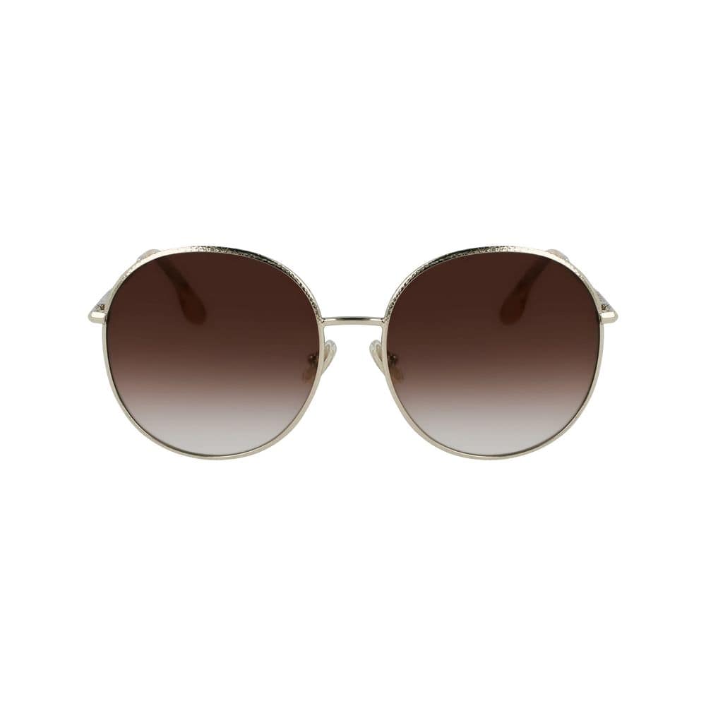 Victoria Beckham Gold Metal Sunglasses - Image 2