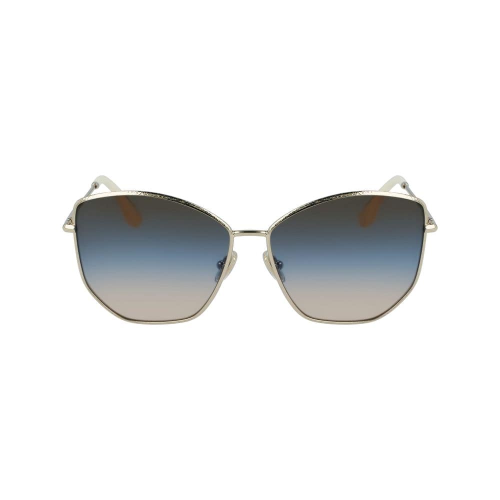 Victoria Beckham Gold Metal Sunglasses - Image 2