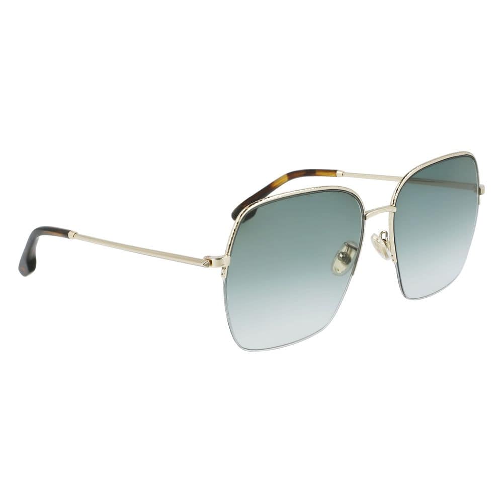 Victoria Beckham Gold Metal Sunglasses - Image 3