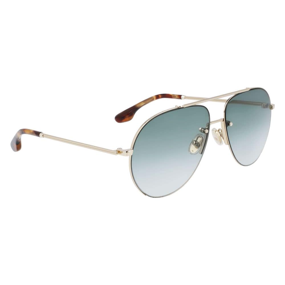 Victoria Beckham Gold Metal Sunglasses - Image 3