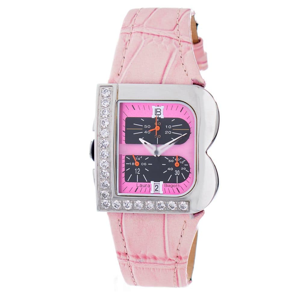 Laura Biagiotti Multicolor Leather Dress Watch