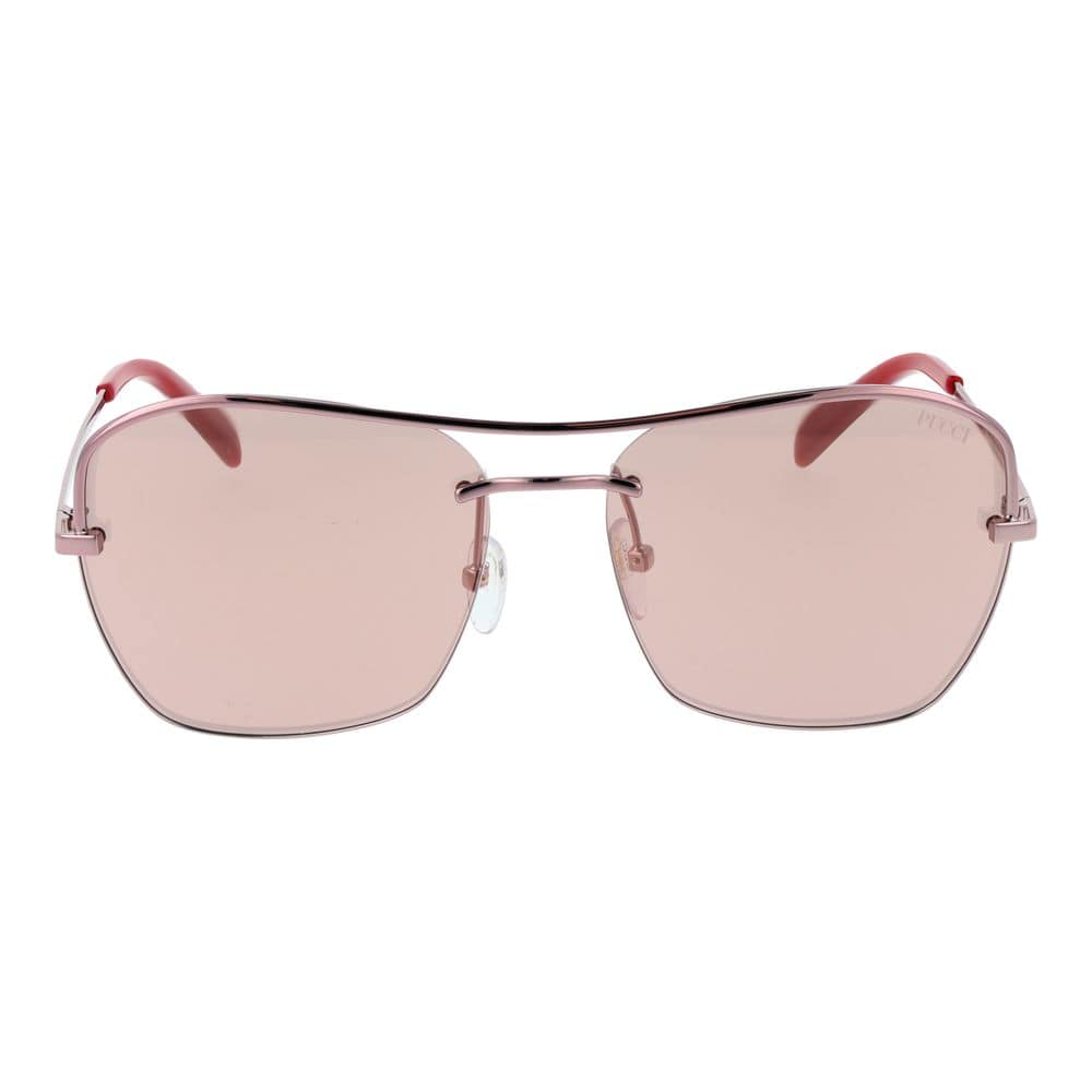 Emilio Pucci Rose Gold Metal Sunglasses - Image 2