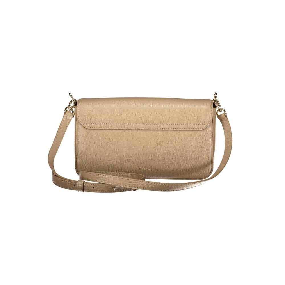 Furla Beige Leather Women Bag - Image 2