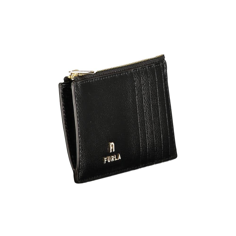 Furla Black Leather Women Wallet - Image 3