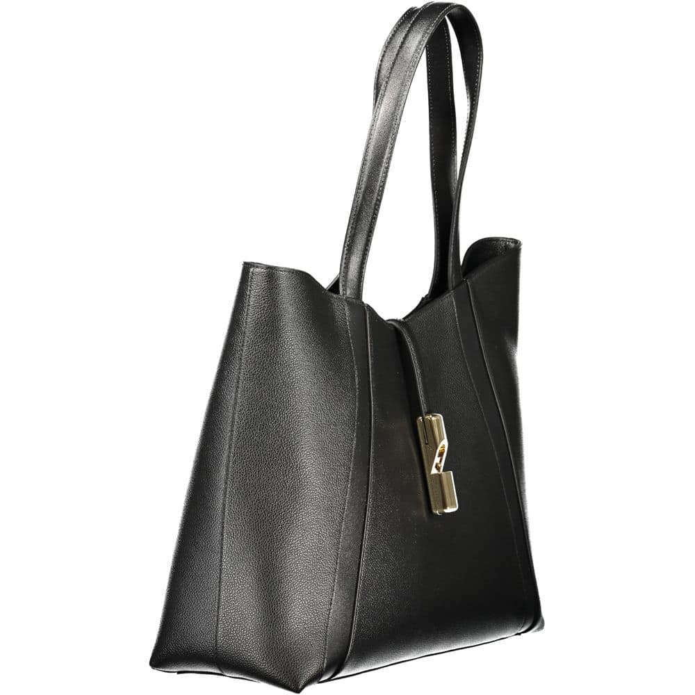Furla Nero Pelle Women Handbag - Image 3