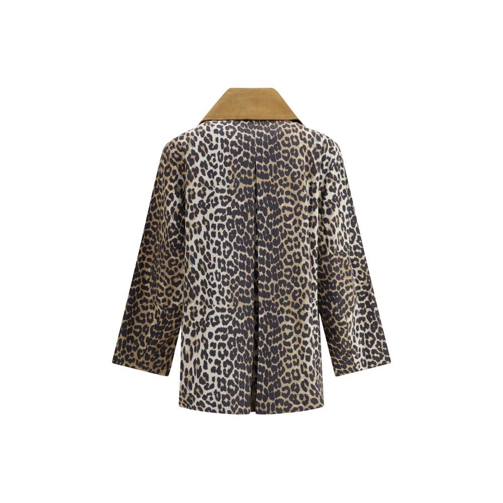 Ganni Brown Hemp Coat - Image 2