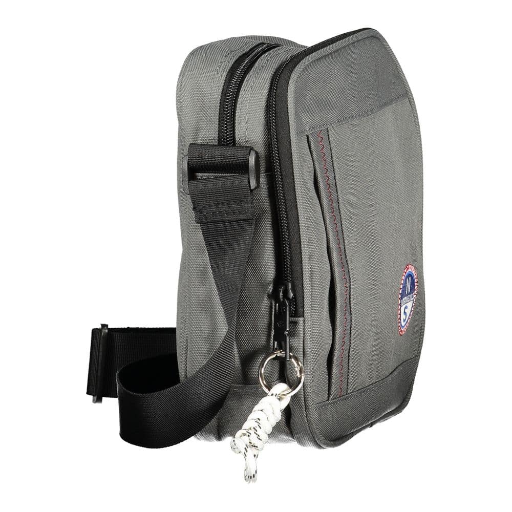 North Sails Grigio Polyester Man Shoulder Bag - Image 3