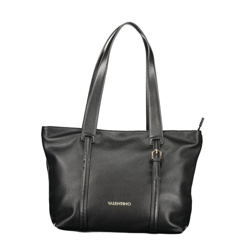 Mario Valentino Nero Polyurethane Women Shoulder Bag