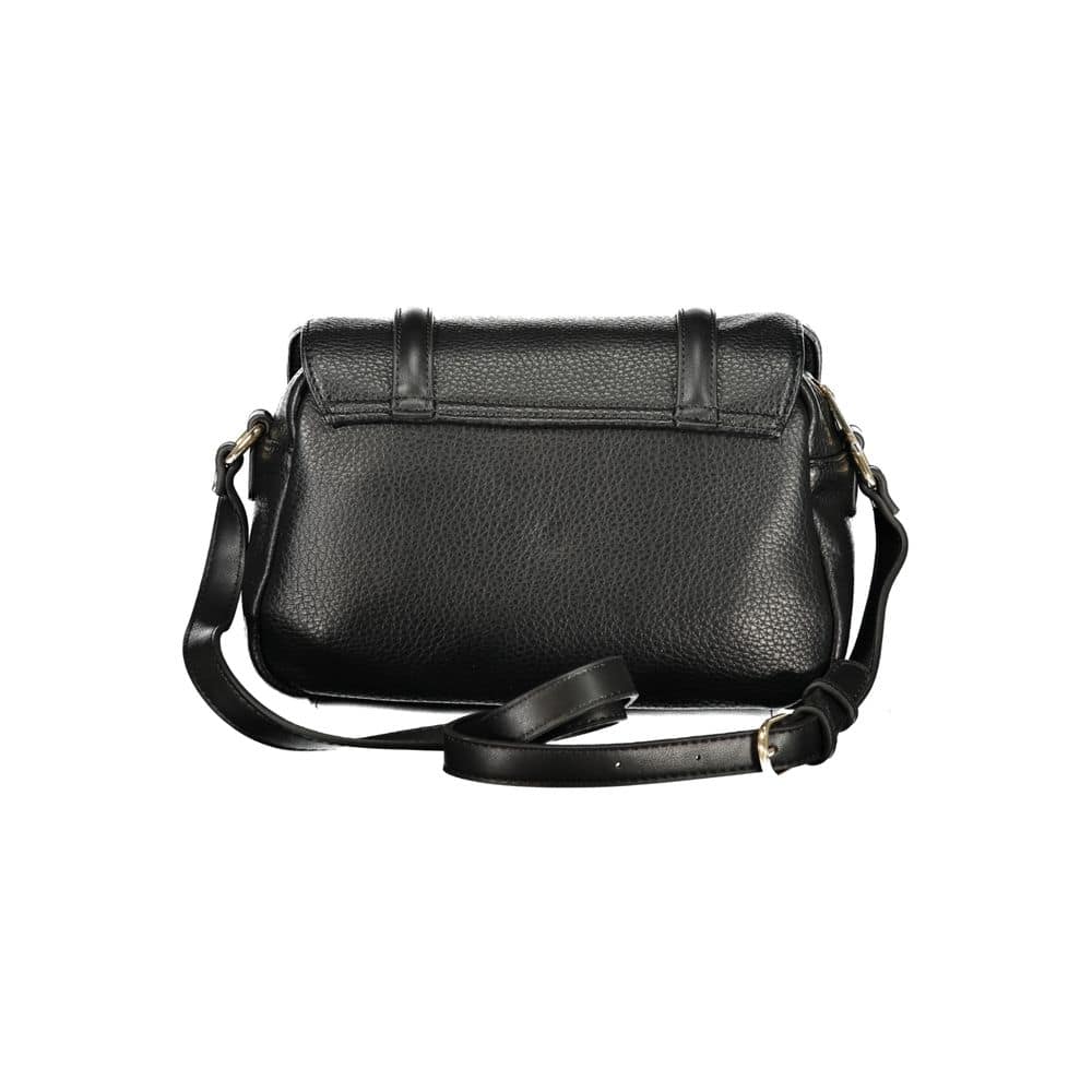 Mario Valentino Black Polyurethane Women Shoulder Bag - Image 2