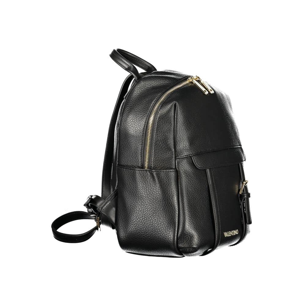 Mario Valentino Black Polyurethane Women Backpack - Image 3
