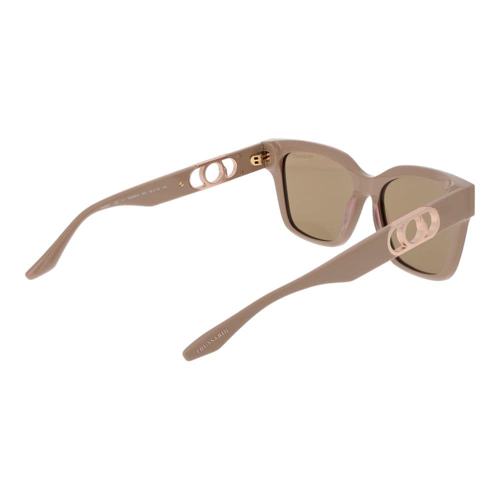 Trussardi Beige Acetate Sunglasses - Image 3