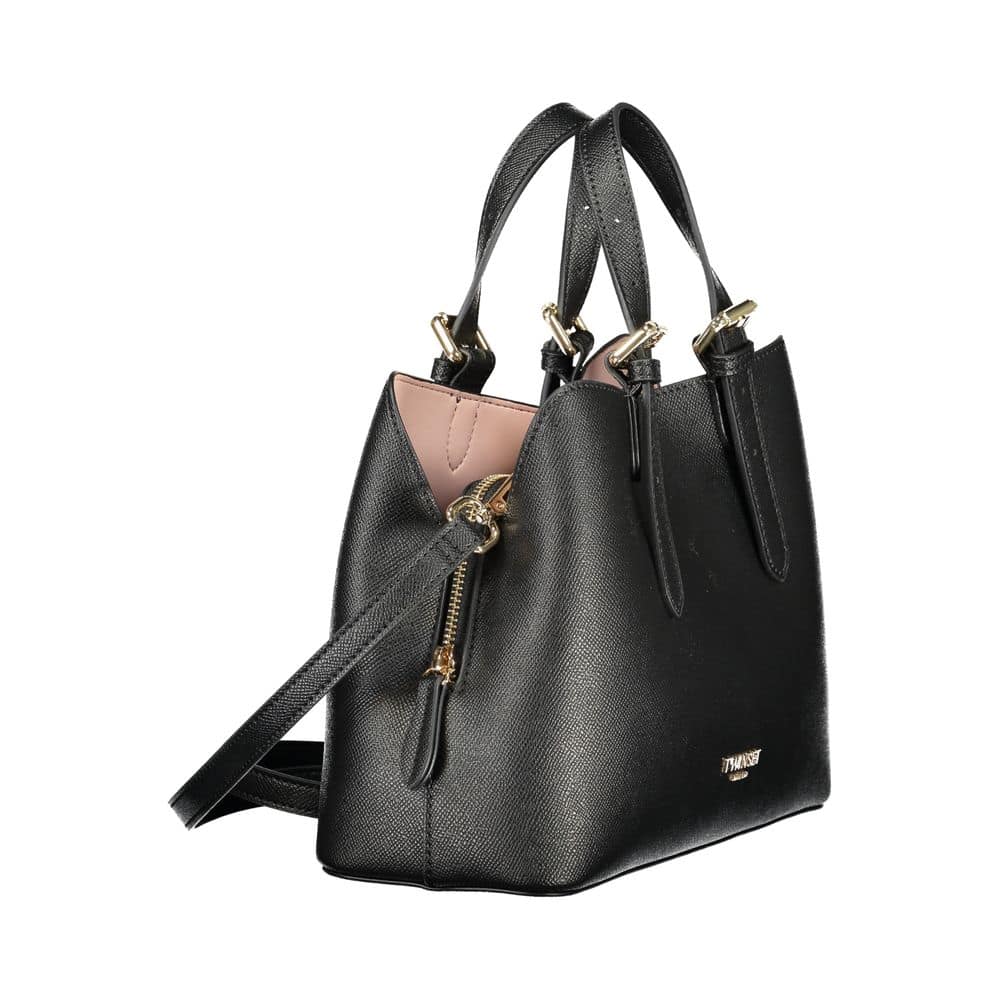 Twinset Nero Polyurethane Women Handbag - Image 3