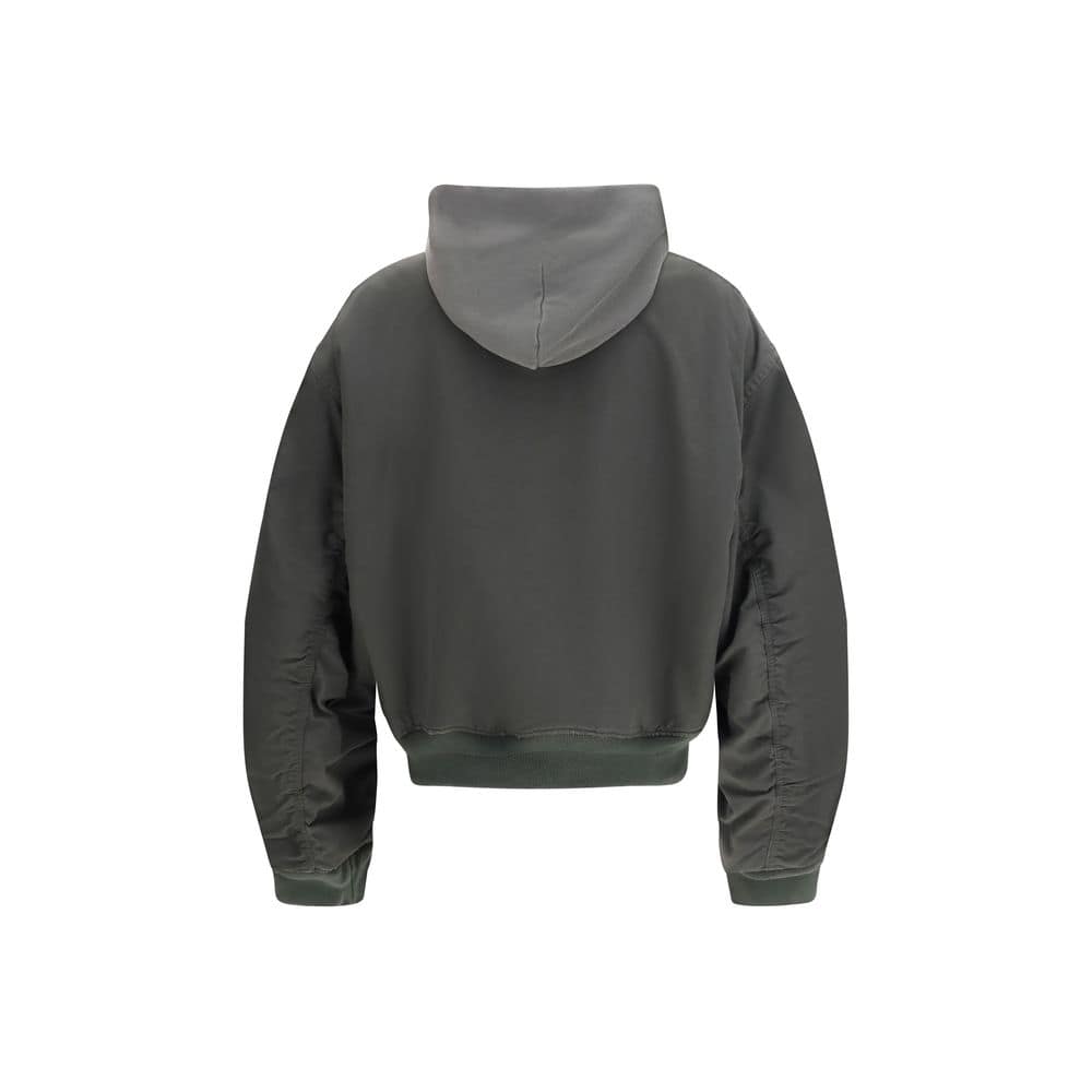 Balenciaga Gray Cotton Bomber - Image 2