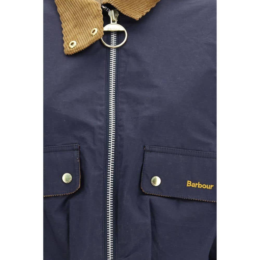 Barbour Blue Cotton Shell Jacket - Image 3