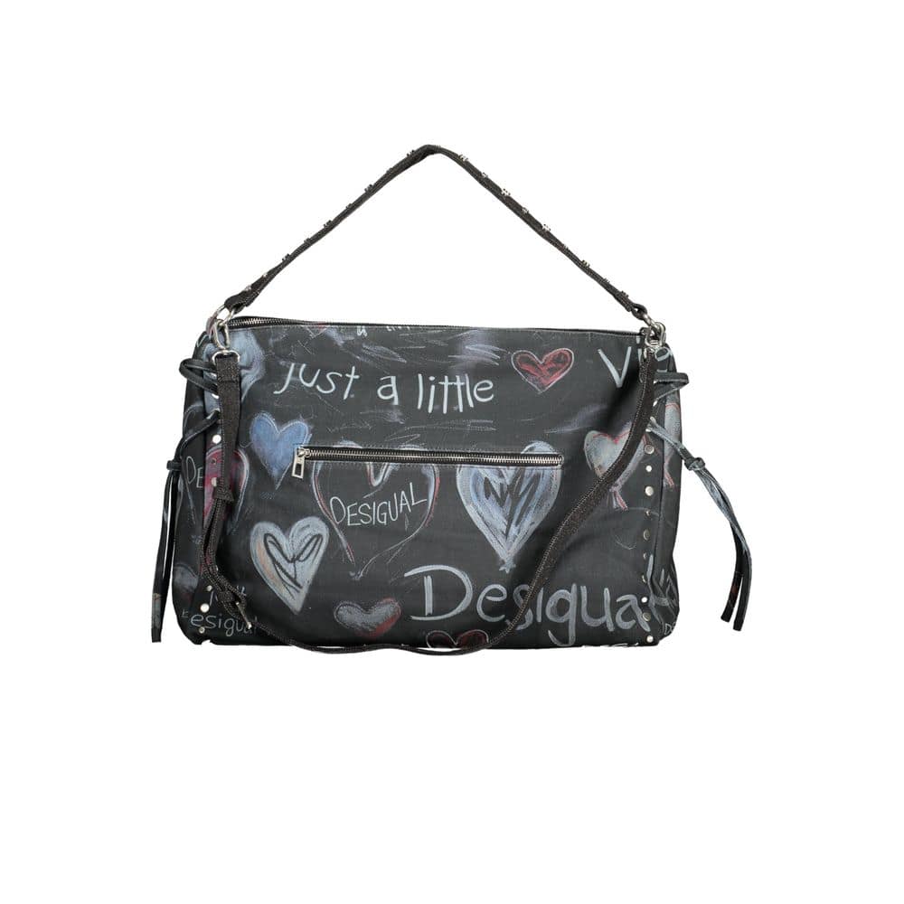 Desigual Black Cotton Women Handbag - Image 2