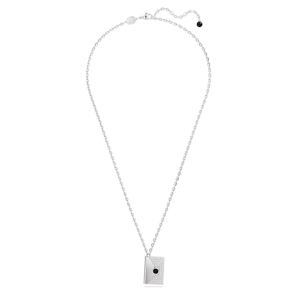 Swarovski Gray Stainless Steel Necklace - Image 2
