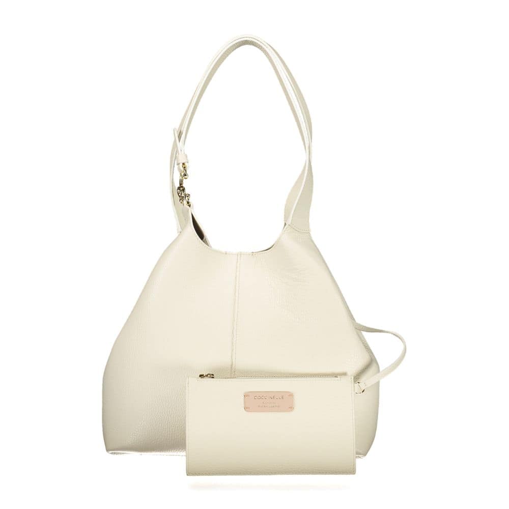 Coccinelle Bianco Leather Women Handbag - Image 3