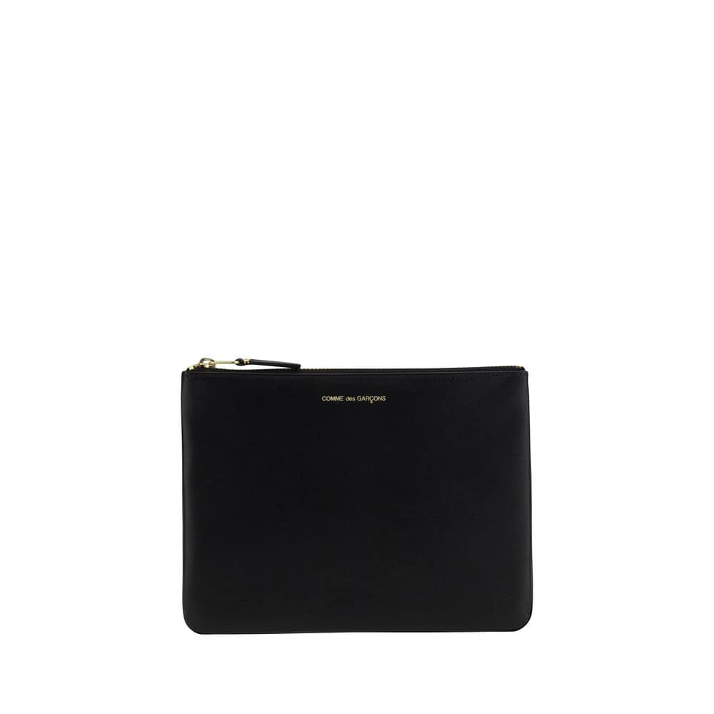 Comme Des Garçons Black Calf Leather Bos Taurus Wallet
