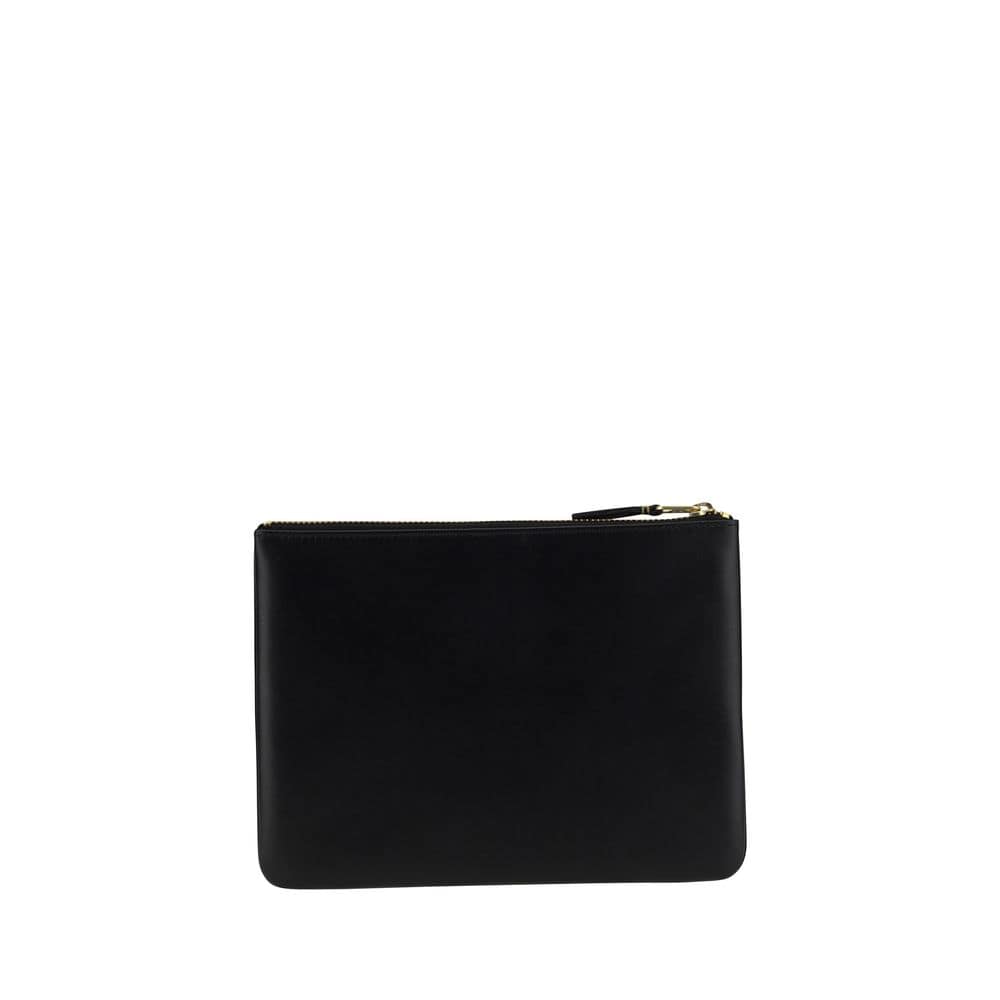 Comme Des Garçons Black Calf Leather Bos Taurus Wallet - Image 2