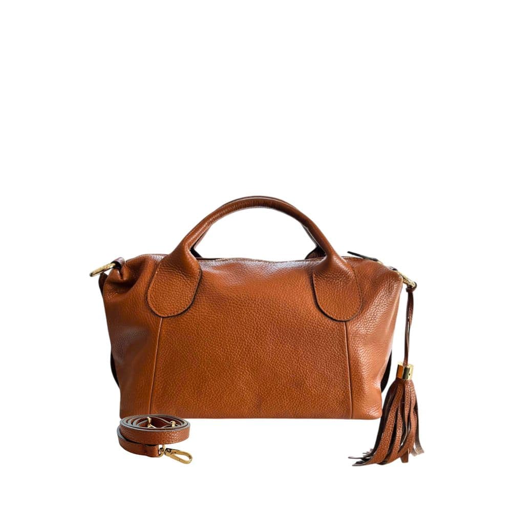 Baldinini Trend Brown Cowhide Shoulder Bag - Image 3