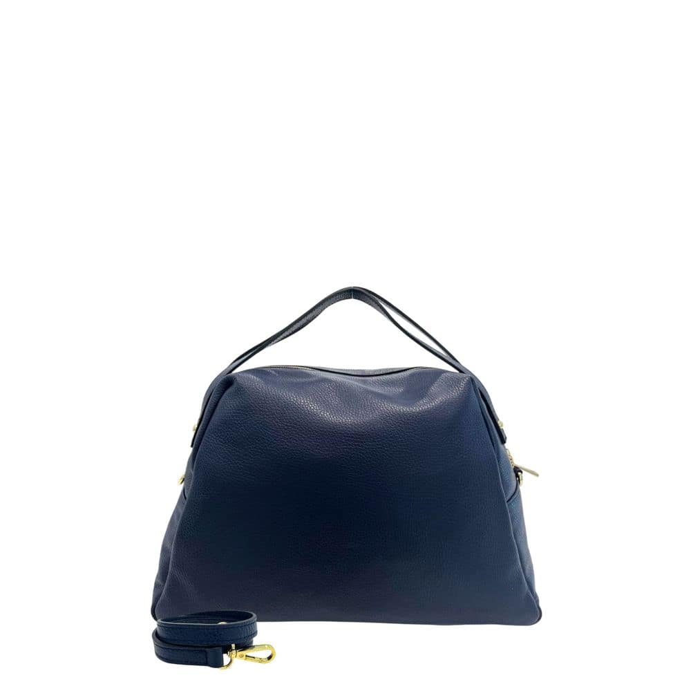 Baldinini Trend Blue Cowhide Clutch Bag - Image 3