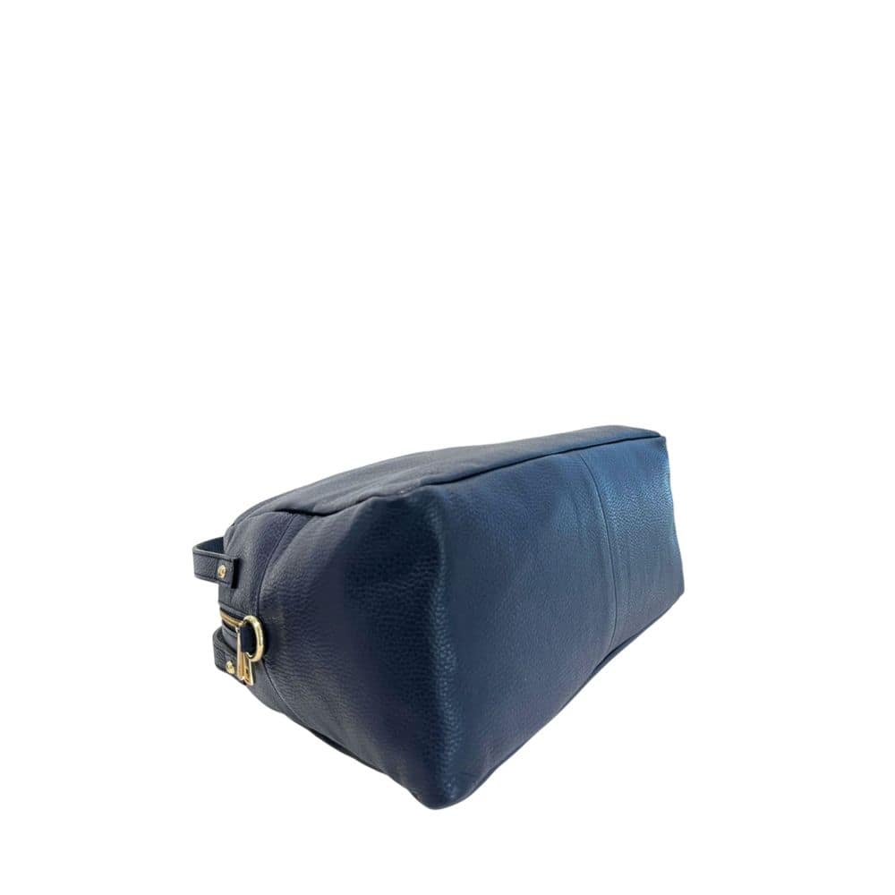 Baldinini Trend Blue Cowhide Clutch Bag - Image 4