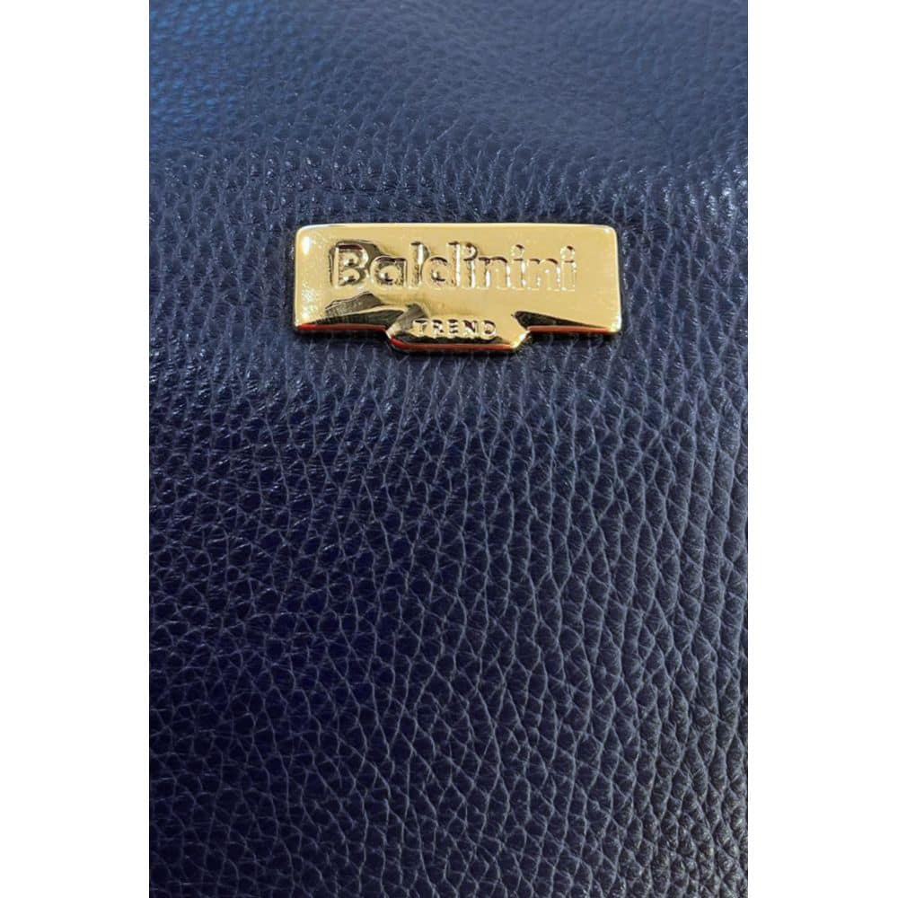 Baldinini Trend Blue Cowhide Clutch Bag - Image 5