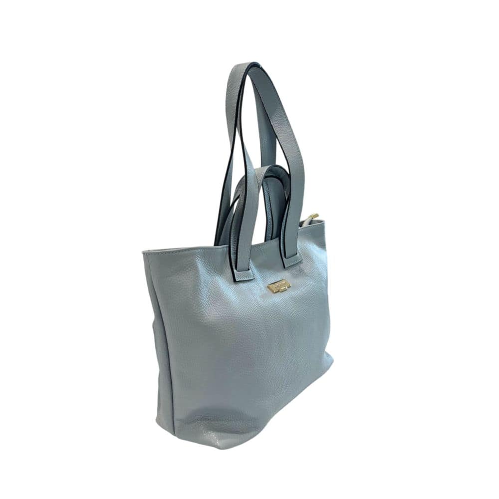 Baldinini Trend Blue Cowhide Clutch Bag - Image 2