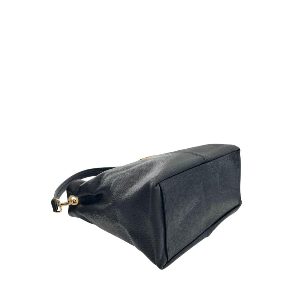 Baldinini Trend Black Cowhide Clutch Bag - Image 4