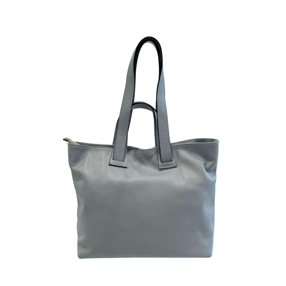 Baldinini Trend Blue Cowhide Clutch Bag - Image 3