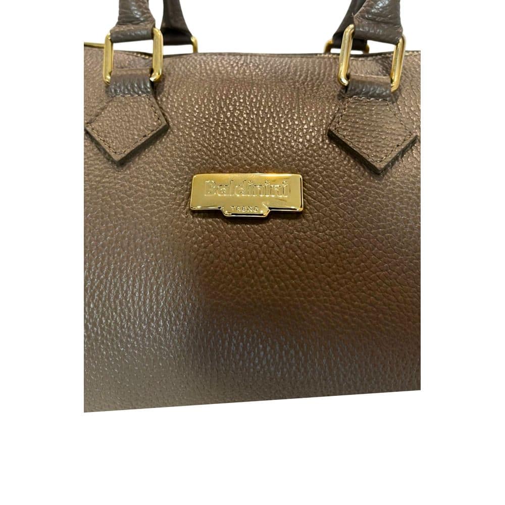 Baldinini Trend Brown Cowhide Shoulder Bag - Image 5