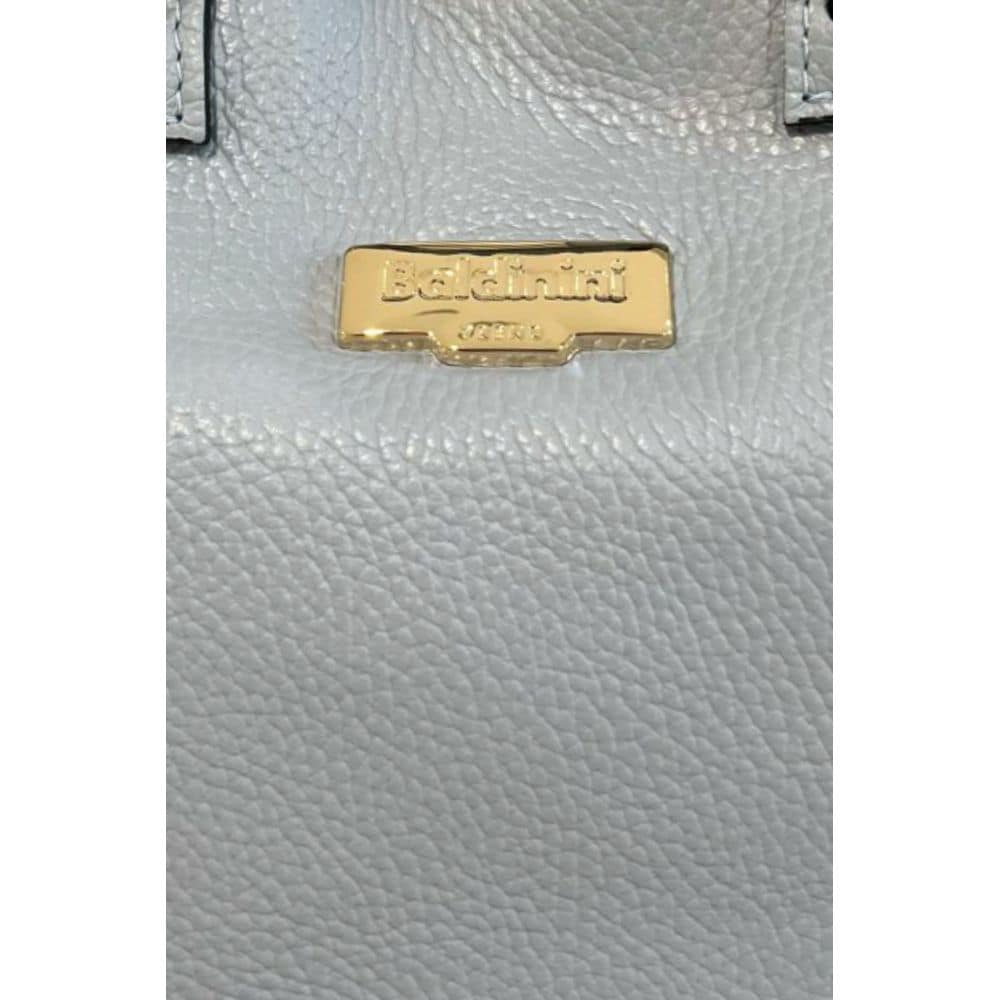 Baldinini Trend Blue Cowhide Clutch Bag - Image 5