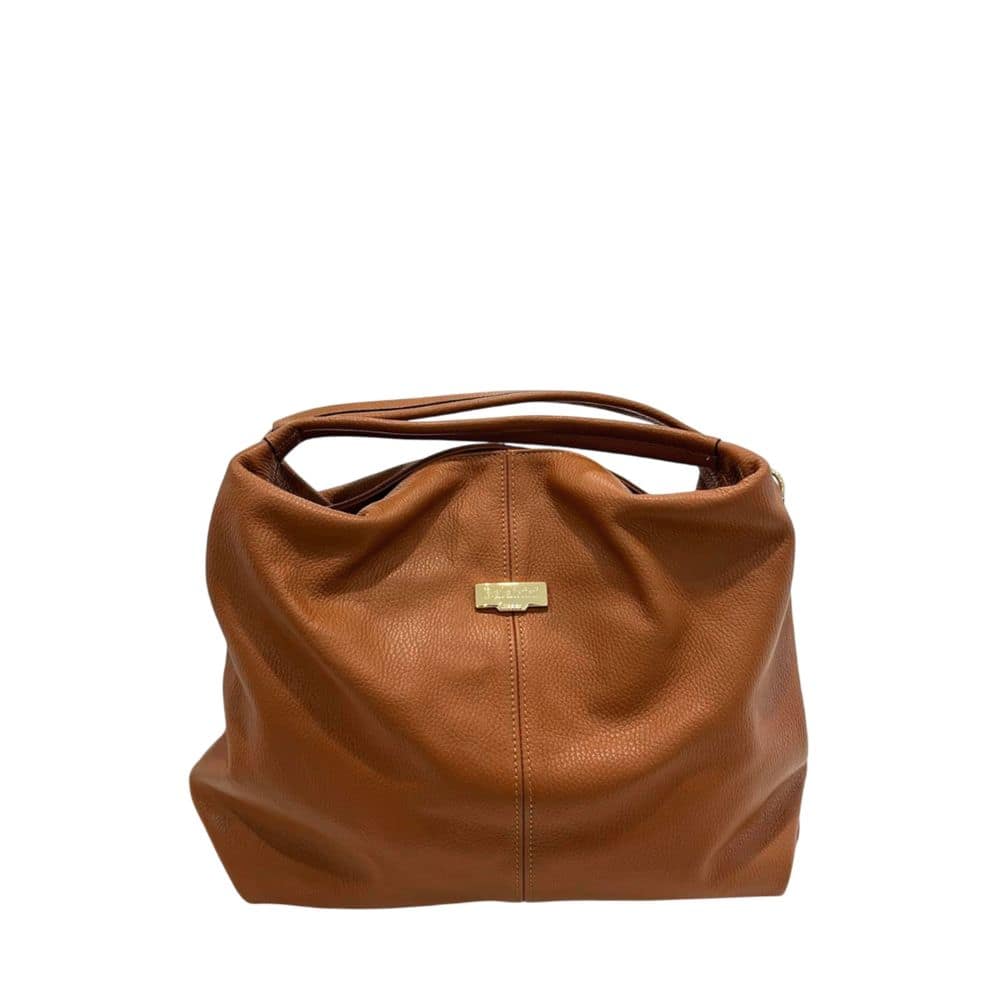 Baldinini Trend Brown Cowhide Shoulder Bag