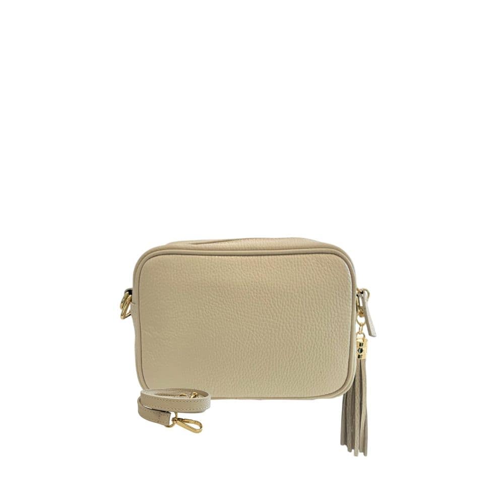 Baldinini Trend Beige Cowhide Crossbody Bag - Image 3