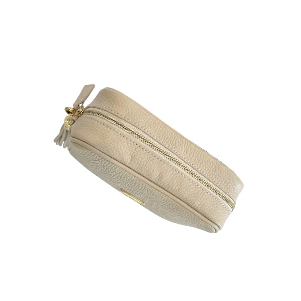 Baldinini Trend Beige Cowhide Crossbody Bag - Image 5