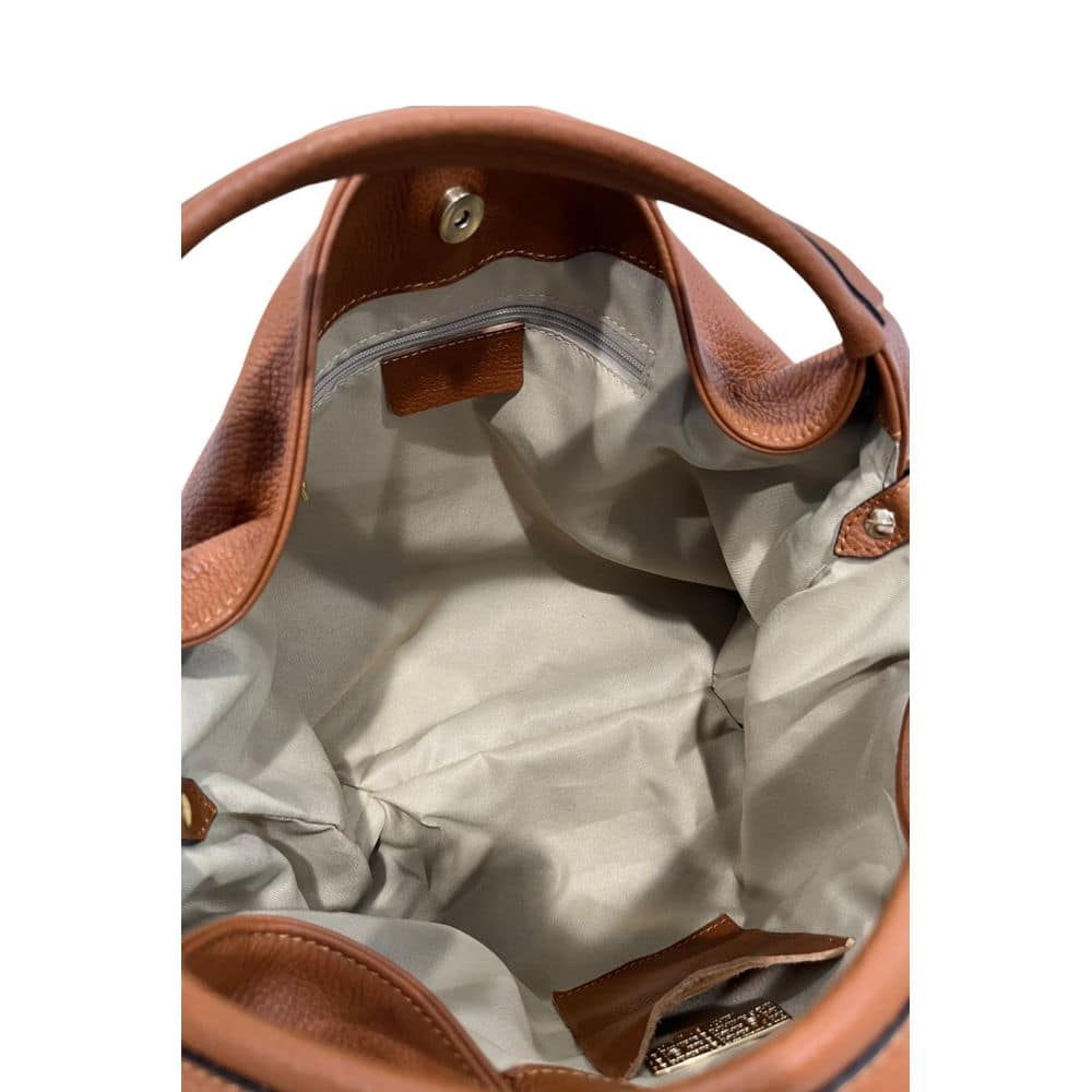 Baldinini Trend Brown Cowhide Shoulder Bag - Image 6