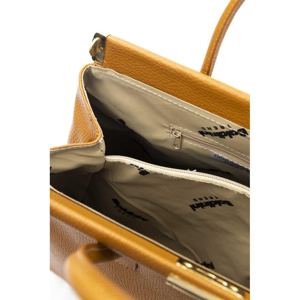 Baldinini Trend Brown Cowhide Clutch Bag - Image 5