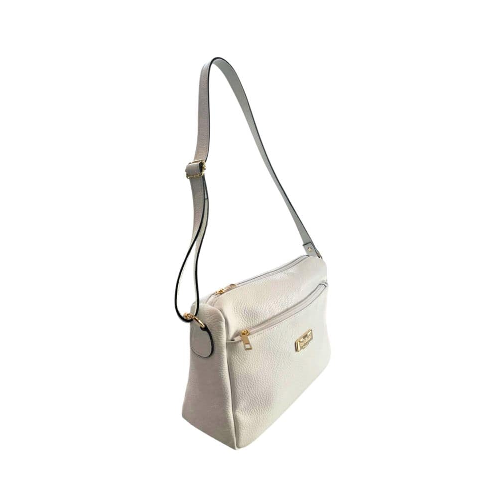 Baldinini Trend White Cowhide Crossbody Bag - Image 2