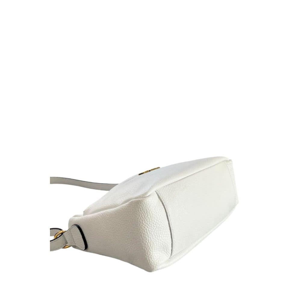 Baldinini Trend White Cowhide Crossbody Bag - Image 4