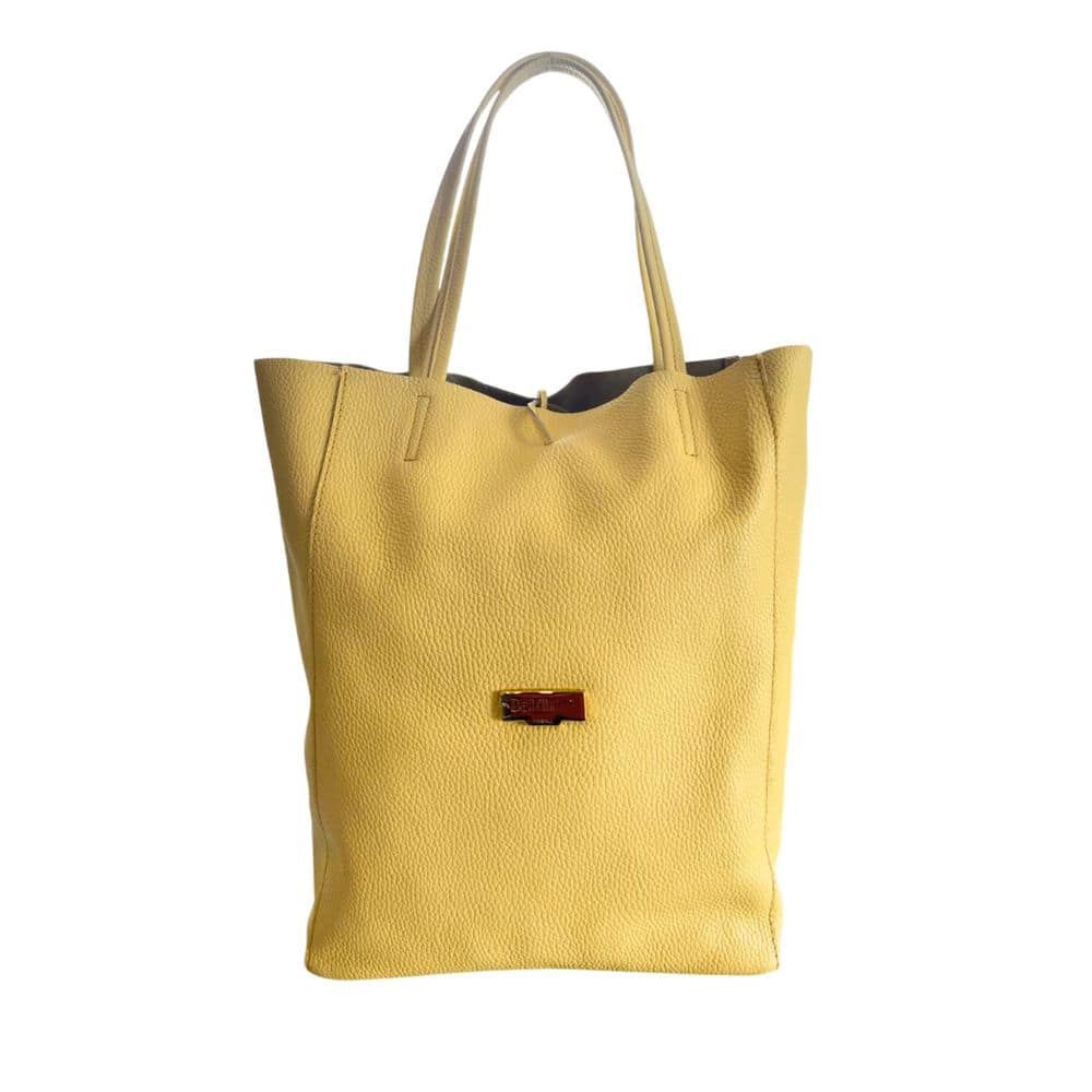 Baldinini Trend Bicolor Cowhide Clutch Bag