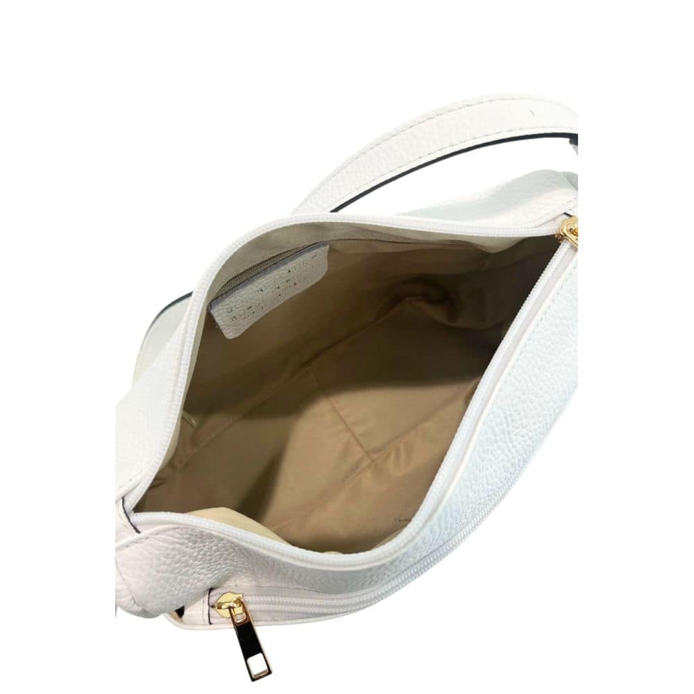 Baldinini Trend White Cowhide Crossbody Bag - Image 7