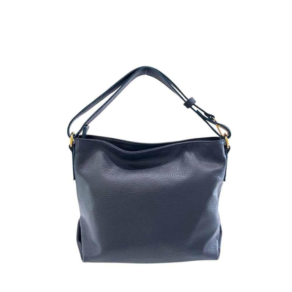 Baldinini Trend Blue Cowhide Clutch Bag - Image 3