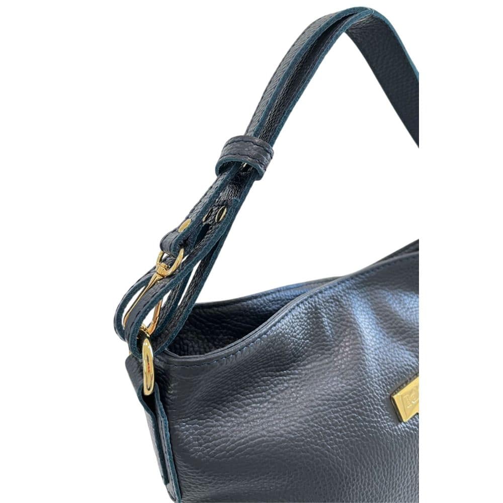 Baldinini Trend Blue Cowhide Clutch Bag - Image 6