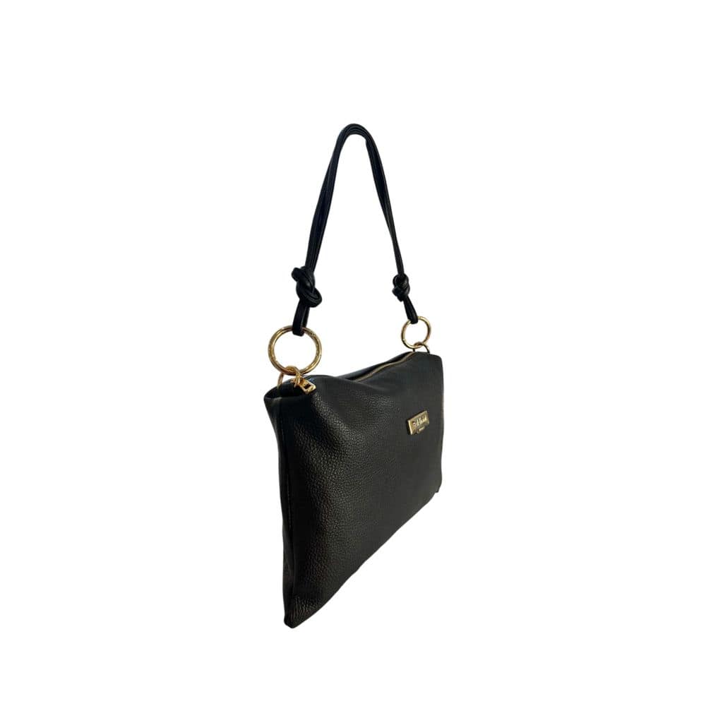 Baldinini Trend Black Cowhide Clutch Bag - Image 2